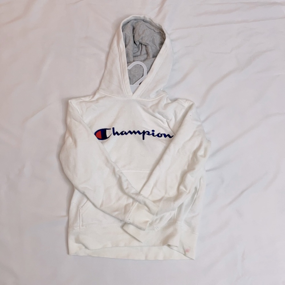 Champion white sweatshirt